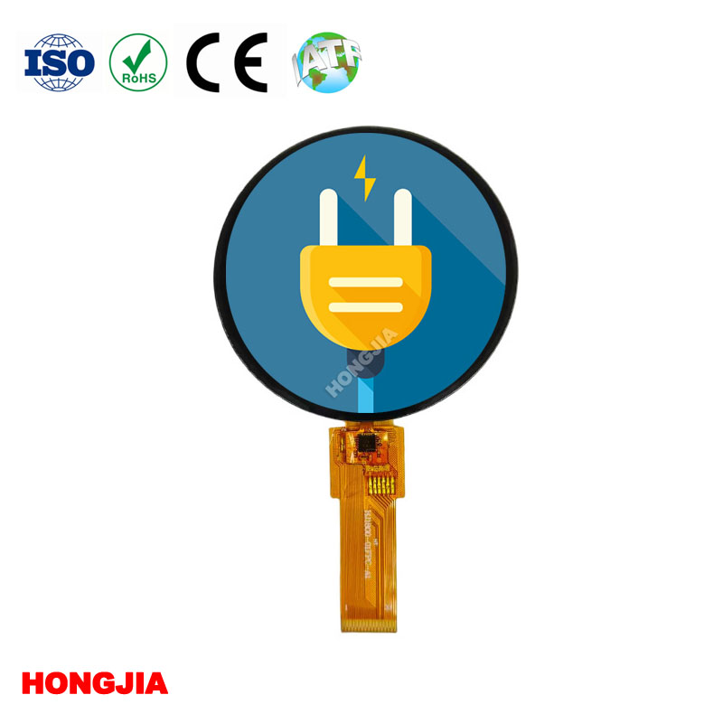 1,8-calowy okrągły wyświetlacz LCD 360*360 QSPI/SPI/MCU/MIPI z ekranem dotykowym