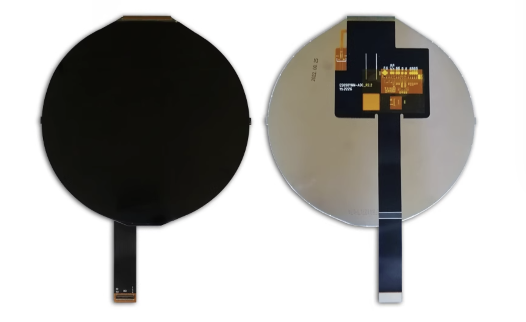 5-calowy okrągły ekran LCD 1080*1080, interfejs MIPI z wieloczęściowym zespołem ekranu dotykowego GT911