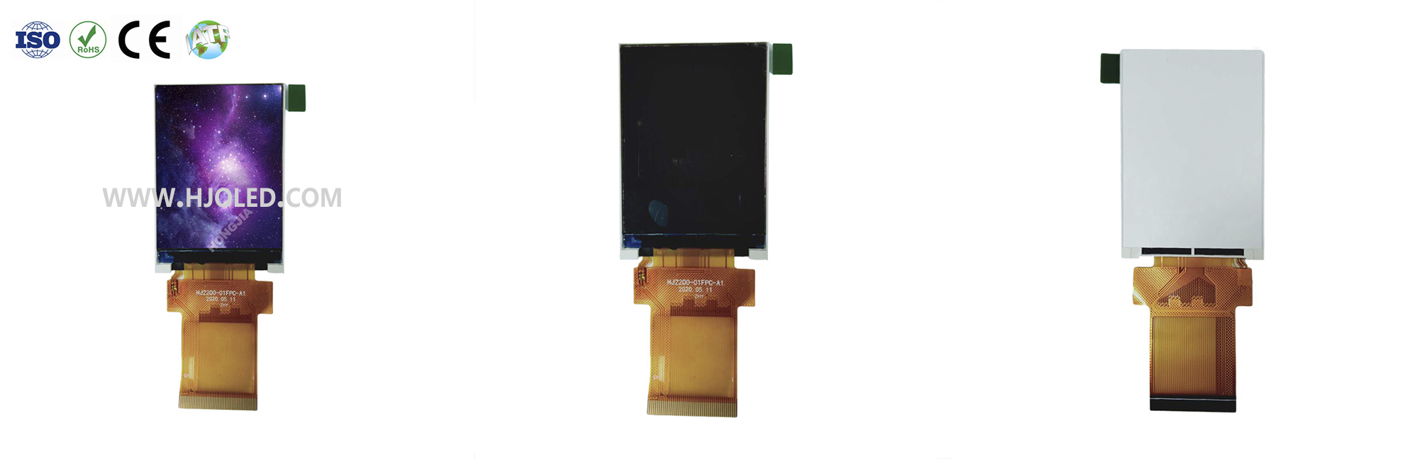 Pomiędzy ekranami LCD o przekątnej 2,4 cala i 2,8 cala, 2,2-calowy ekran LCD 240*320 ma klasyczny rozmiar