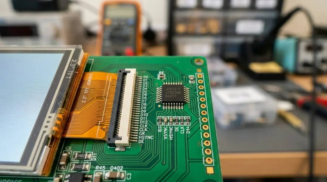 Kompletny przewodnik po 2,3-calowym wyświetlaczu TFT LCD: zgodność z normą IoT 2026 i integracja JD9161C w Chinach