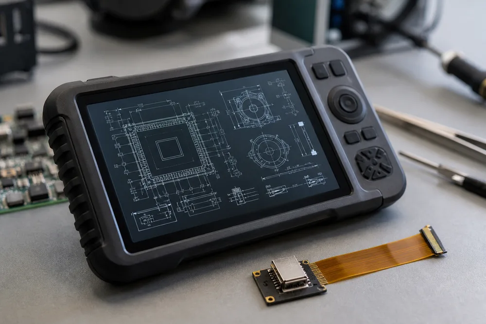 2026 3,17-calowy moduł IPS TFT LCD: wybór wyświetlacza MIPI 1024 × 768 dla sprzętu kompaktowego